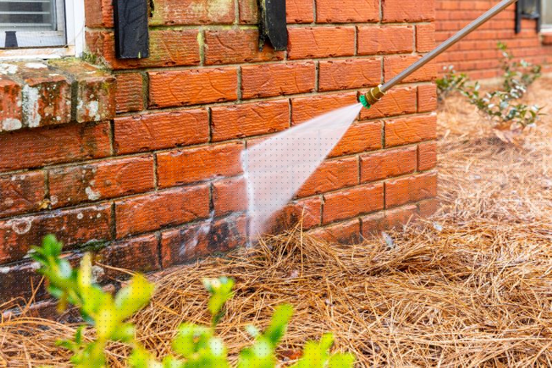 Brick Facade Cleaning