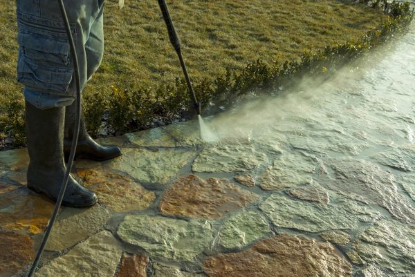 Stone Power Washing in Costa Mesa