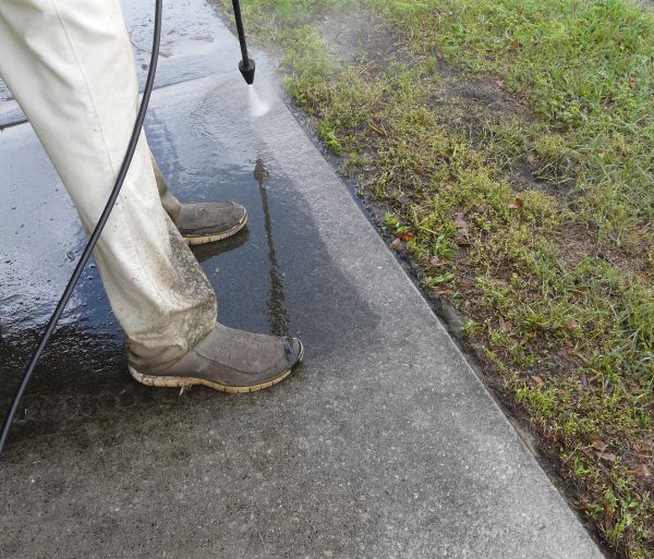 Concrete Slab Powerwashing in Costa Mesa